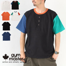 gym master 7.2ozドライワッフルヘンリーネック G133781画像