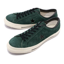 CONVERSE ONE STAR J SUEDE GREEN/BLACK 35200510画像