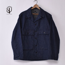 CORONA Navy Utility Jac Shirt Indigo Denim CS022-23-02画像