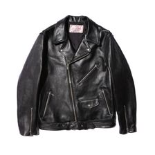 JELADO Rebel Jacket Horse Hide Semi Aniline Finish Black SG71428画像