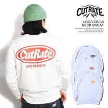 CUTRATE CUTRATE LOGO CREW NECK SWEAT CR-23SS006画像