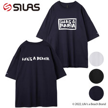 SILAS LIFES A BEACH LOGO PRINT WIDE S/S TEE 110231011012画像