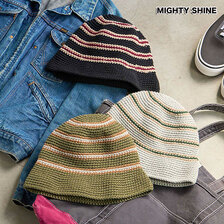 Mighty Shine Groovy Knit Hat - Border - 1233003画像