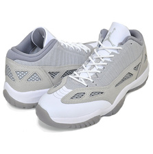 NIKE AIR JORDAN 11 RETRO LOW IE lt orewood brn/neutral grey 919712-102画像