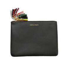 Wallet COMME des GARCONS ZIPPER PULL BLACK画像
