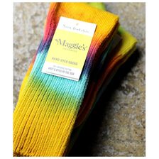 Maggie's Organics Organic Cotton Socks - Hand-Dyed Crew画像