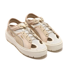PUMA PLATFORM TRACE LITE MULE GRANOLA-FROSTED IVORY 382872-08画像