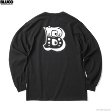 BLUCO PRINT L/S TEE -B- (BLACK) 1208-3A09画像