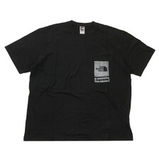 Supreme &times; THE NORTH FACE 23SS Printed Pocket Tee BLACK画像