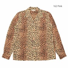 STAR OF HOLLYWOOD HIGH DENSITY RAYON L/S OPEN SHIRT - LEOPARD - SH29079画像