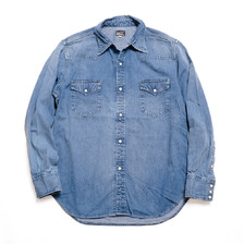 BURGUS PLUS 8oz Denim Western Shirt Light Used HBP-301WS画像