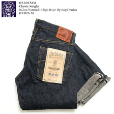 ONI DENIM Classic Stright 16.5oz Natural Indigo Rope Dyeing Denim ONI525-NI画像