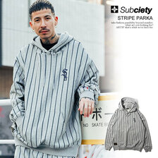 Subciety STRIPE PARKA 103-31853画像