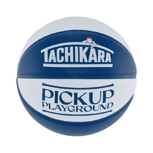 PICK UP PLAYGROUND &times; TACHIKARA BALL PACK NAVY / WHITE SB7-579画像