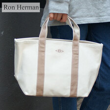 Ron Herman ORGANIC CANVAS TOTE BAG(S) KNRxBEIGE画像