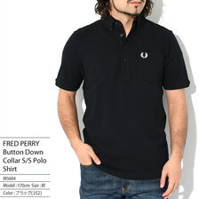FRED PERRY Button Down Collar S/S Polo Shirt M5604画像
