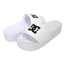 DC SHOES DC SLIDE PLATFORM WHITE/WHITE/BLACK DW231013-WHB画像