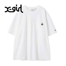 X-girl &times; Champion REVERSE WEAVE POCKET S/S TEE 105231011017画像