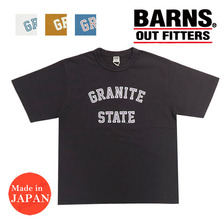 BARNS タフネック プリント Tシャツ BR-23153画像