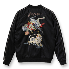 TAILOR TOYO Early 1950s Style Acetate Souvenir Jacket &ldquo;KOSHO & CO.&rdquo; Special Edition &ldquo;DRAGON & TIGER&rdquo; &times; &ldquo;EAGLE&rdquo; TT15297-119画像