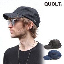 quolt WASHED-DENIM CAP 901T-1696画像