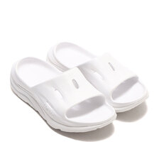 HOKA ONE ONE ORA RECOVERY SLIDE 3 WHITE / WHITE 1135061-WWH画像