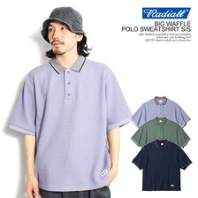 RADIALL BIG WAFFLE - POLO SWEATSHIRT S/S RAD-23SS-CUT001画像