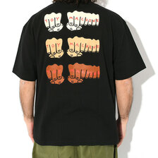 TOY MACHINE 3 Color Fist Embroidery S/S Tee TMPDST31画像