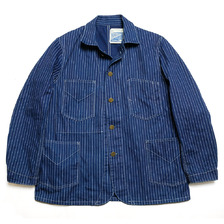 HEADLIGHT by SUGAR CANE 9oz. WABASH STRIPE WORK COAT HD15304画像