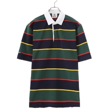 BARBARIAN LIGHT WEIGHT Rugby Collar Short Sleeve Shirts VSE-04画像