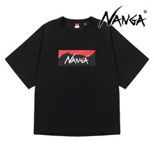 NANGA ECO HYBRID BOX LOGO LOOSE FIT TEE NW2311-1G209画像