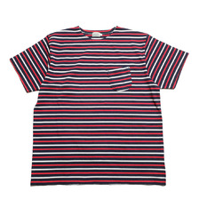 BURGUS PLUS S/S Wide Basque Shirts Border HBP-026BD画像