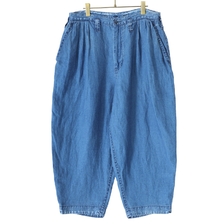 Porter Classic INDIGO LINEN BEBOP PANTS PC-021-2201画像
