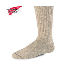 RED WING Cotton Blend Ragg Crew / Over-dyed / Cream 97669/97658画像