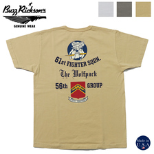 Buzz Rickson's S/S MILITARY TEE "61st FIGHTER SQ." BR79124画像