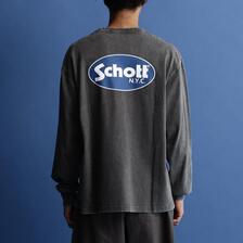 Schott LS T-SHIRT OVAL LOGO 7823130009画像