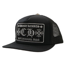 CHROME HEARTS CH Hollywood Trucker Hat BLACK画像