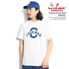 COOKMAN T-shirts Flock Arch -WHITE- 231-31098画像