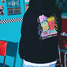 HTML ZERO3 Gachapin&Mukku BFF Zip Hoodie PA187画像