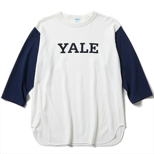 Champion TRUE TO ARCHIVES 3/4 SLEEVE BEASBALL SHIRT YALE C3-R414画像