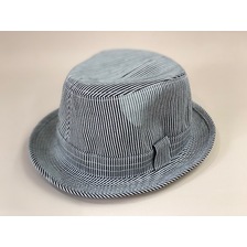 DAPPER'S LOT1636 Curled Brim Classic Hat 8oz HICKORY STRIPE画像