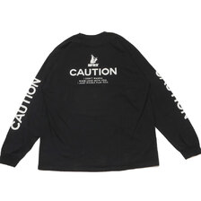 #FR2 CAUTION L/S Tee BLACK画像