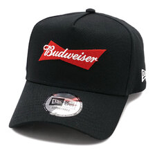 NEW ERA 9FORTY A-Frame Budweiser バドワイザー ボウタイロゴ ブラック 13534543画像