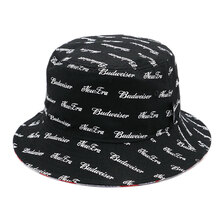 NEW ERA バケット01 Budweiser バドワイザー リバーシブル ブラックプリント/ラベルプリント 13534522画像