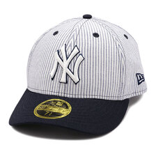 NEW ERA LP 59FIFTY Oxford オックスフォード ニューヨーク・ヤンキース ネイビーストライプ 13515723画像
