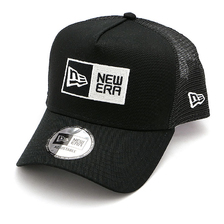 NEW ERA 9FORTY A-Frame トラッカー Box Logo ボックスロゴ ブラック 13515953画像