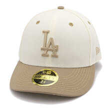 NEW ERA LP 59FIFTY MLB 2-Tone Paisley ロサンゼルス・ドジャース クロームホワイト/カーキ 13515728画像
