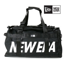 NEW ERA クラブ ダッフルバッグ 50L 2ウェイ プリントロゴ ブラック 13061346画像