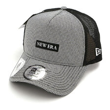 NEW ERA 9FORTY A-Frame トラッカー On Par Houndstooth ハウンズトゥース グレー 13517975画像