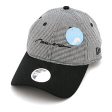 NEW ERA WOMEN'S 9TWENTY ロングバイザー Houndstooth ハウンズトゥース スクリプトロゴ ブラックハウンズトゥース ブラックバイザー 13517823画像